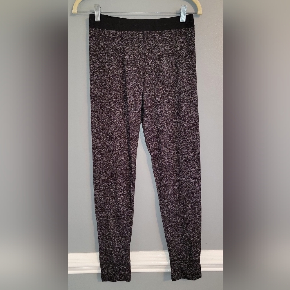 PINK Victoria's Secret Heathered Black Leggings